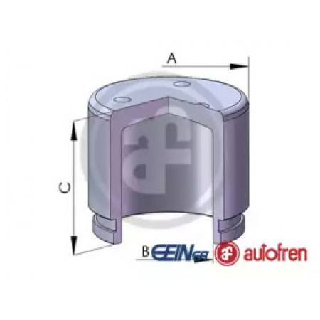 Поршенек суппорта перед C-Crosser/4007/Galant V/Lancer VII/VIII/ Pagero Sport 43x45 (D025223)