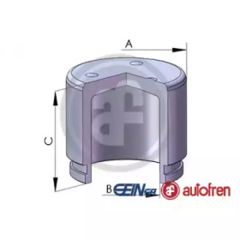 Поршенек суппорта перед C-Crosser/4007/Galant V/Lancer VII/VIII/ Pagero Sport 43x45 (D025223)