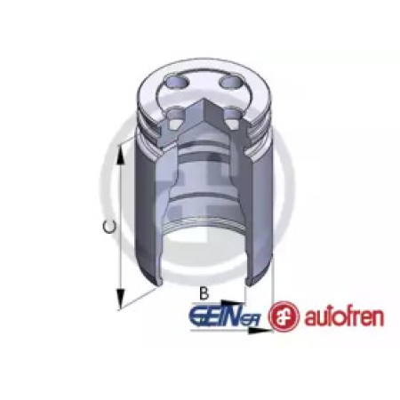 Поршенек суппорта зад COROLLA 02-07/YARIS 05- (34х49,8мм) (D025241)