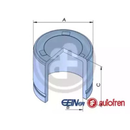 Поршенек суппорта перед Hyundai i30/Sonata/Kia Ceed/Cerato/Magentis/Soul/Nissan Cube/Juke 57x50,55 (D025322)