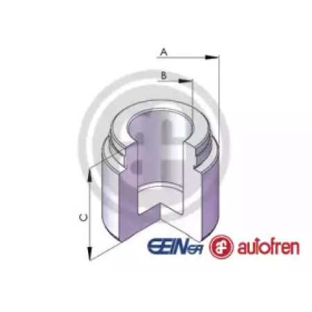 Поршенек суппорта перед MB W203/211/220/W163/BMW 7 E38 44x33 (D025486)