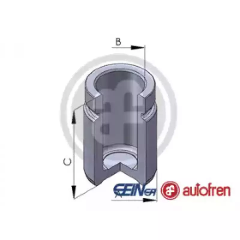 Поршенек суппорта перед/зад Sprinter/LT II Wabco 44x63,5 (D02588)