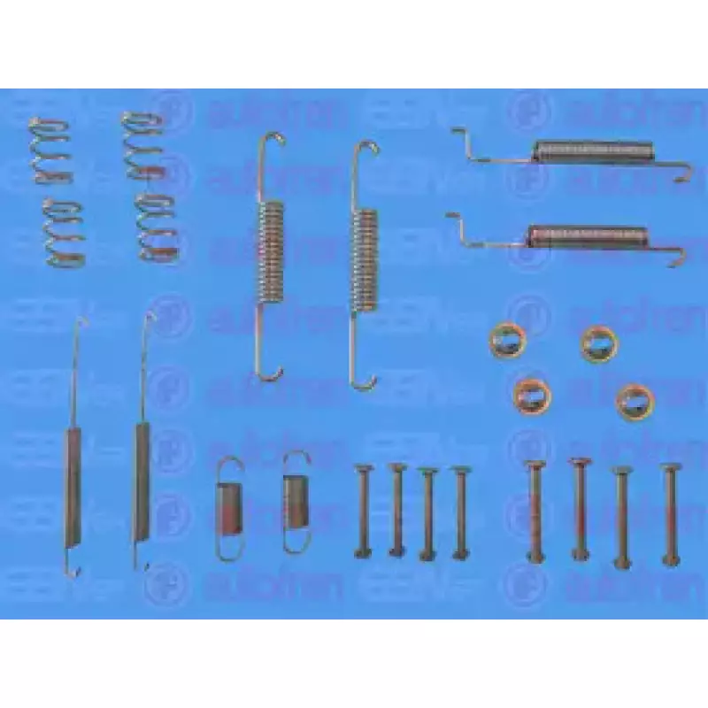 Комплект пружинок барабанных тормозов GOLF/JETTA/POLO/PASSAT 73-02 180х30 (D3890A)