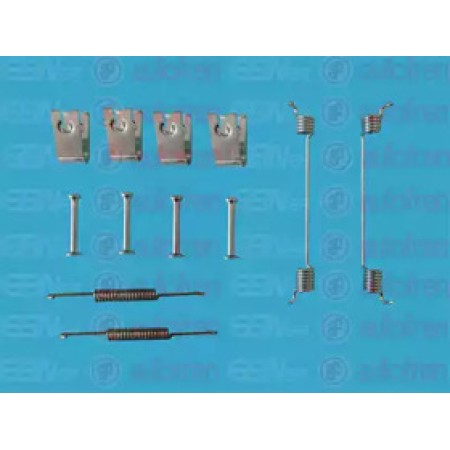 Комплект пружинок барабанных тормозов зад PUNTO/BRAVA 95-12 203х39 (D3917A)