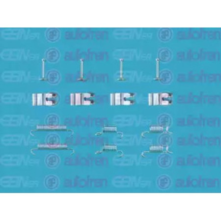 Комплект пружинок барабанных тормозов зад COROLLA 01-07 170х32 (D3945A)