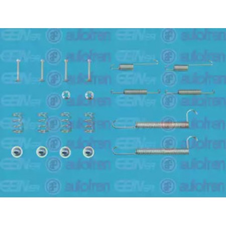 Комплект пружинок барабанных тормозов зад KADETT 84-94 230х51 (D3977A)
