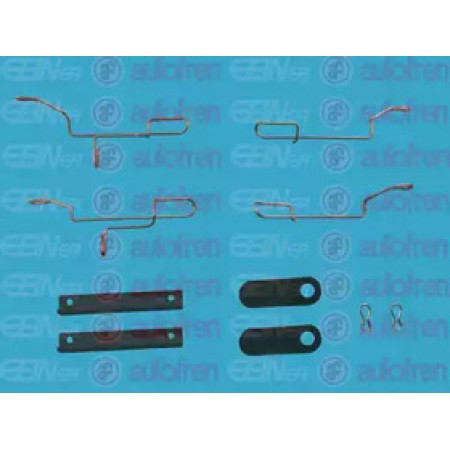 Монтажный к-кт тормозных колодок PEUGEOT 405/BOXER 92-02 (D42385A)