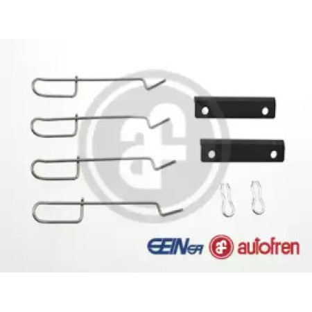 Монтажный к-кт тормозных колодок PEUGEOT 206/CLIO/MEGANE 90- (D42386A)