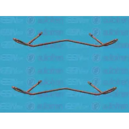 Монтажный к-кт тормозных колодок FIESTA/FUSION/YARIS 89-12 (D42405A)