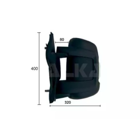 Зеркало заднего вида Fiat Ducato/Peugeot Boxer/Citroen Jumper 06- (L) (электро/подогрев/с повор.) (9225922)