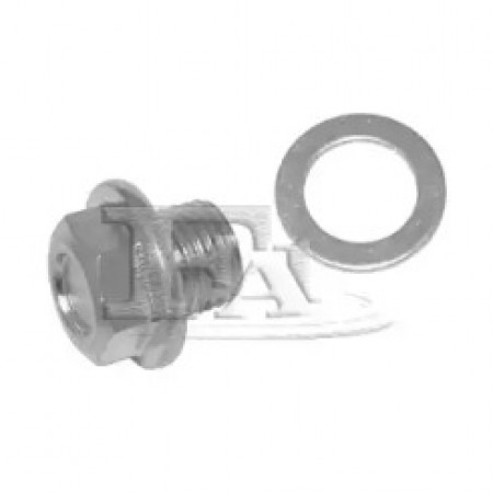 Болт зливу олії + шайба Chevrolet Aveo/Daewoo Lanos/Nubira/Honda Accord/Civic 87- (M14x1.5) (732.122.011)