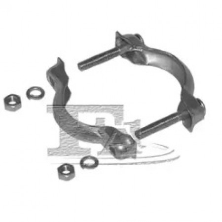 Хомут глушника Cittoen C4/Saxo/Peugeot 106/205/206/307 89- (66mm) (932-966)