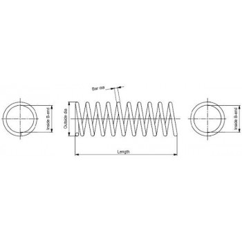 Пружина подвески  (SP3749) MONROE