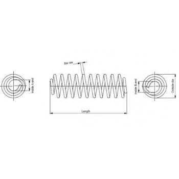Пружина подвески  (SE3574) MONROE