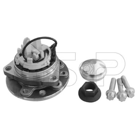 Підшипник ступиці (передней) Opel Astra H/Zafira B 05-14 (+ABS) (9333097K)