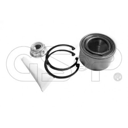 Подшипник ступицы (передней) VW Polo 83-01/Golf 83-92 (35x66x37)(к-кт) (GK0906)