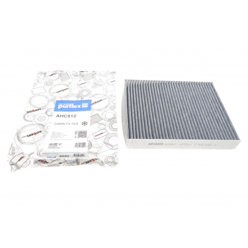 Фільтр салону PURFLUX Ford Mondeo V 1.5, 2.0TDCi 14- (вугільний) AHC512