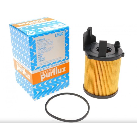 Фильтр масляный PURFLUX Citroen Berlingo, Peugeot Partner 1.4, 1.6 (L343A) L343C