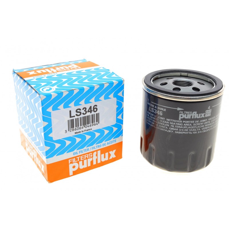 Фільтр оливний PURFLUX Citroen Berlingo, Peugeot Partner, Fiat Scudo 1.8, 1.9D, 1.4i, 1.8i 96-99 LS346