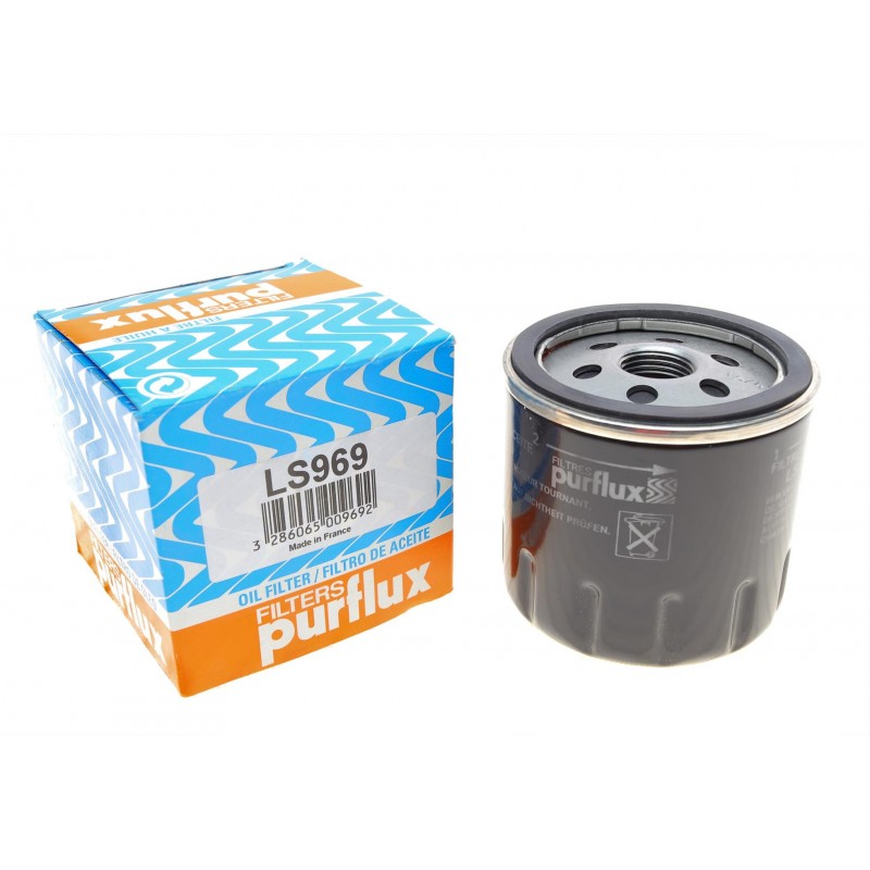 Фільтр оливний PURFLUX VW Caddy II 1.4, 1.6i ,  Golf IV, V, Seat (h=78mm) LS969
