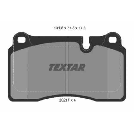 Колодки гальмівні (передні) Land Rover Range Rover 2.7D-4.4 03-13 (Brembo) Q+ (2021701)