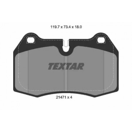 Колодки тормозные (передние) BMW 7 (E38) 94-01/8 (E31) 90-99 (Brembo) Q+ (2147102)