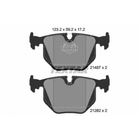 Колодки тормозные (задние) BMW 3/5/X5 95- (Teves) Q+ (2148701)