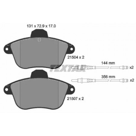 Колодки тормозные (передние) Renault Clio 3.0 V6 Sport 00-05 (Bendix) (2150401)