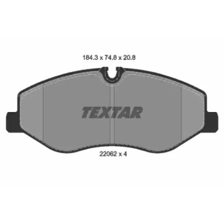 Колодки тормозные (передние) MB Vito (W447) 14- (Brembo) Q+ (2206201)