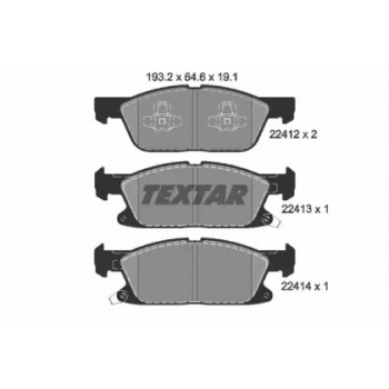 Колодки тормозные (передние) Ford Galaxy III/S-Max 15- (Ate-Teves) Q+ (2241201)