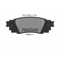 Колодки тормозные (задние) Toyota Camry 17-/Rav4 18-/Lexus ES VII 18-/RX 15- (Akebono) (2243401)
