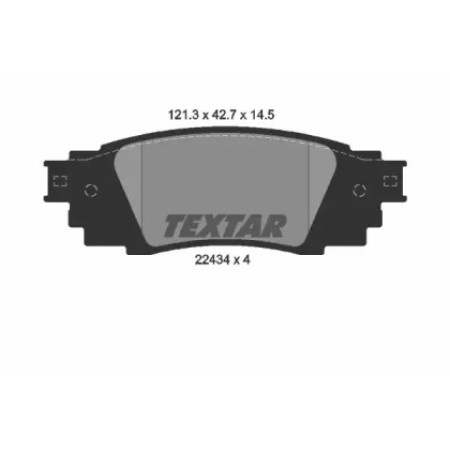 Колодки гальмівні (задні) Toyota Camry 17-/Rav4 18-/Lexus ES VII 18-/RX 15- (Akebono) (2243401)