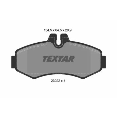 Колодки тормозные (передние) MB Vito (W638) 96- (Bosch) Q+ (2302201)
