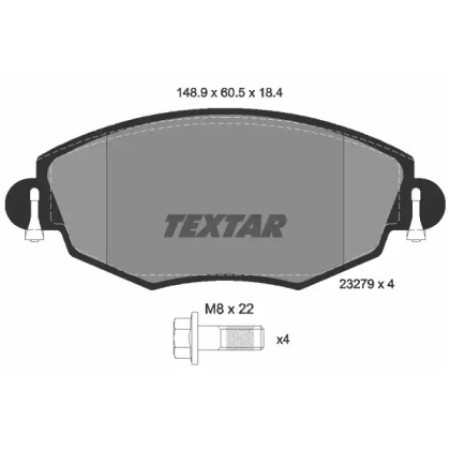 Колодки тормозные (передние) Ford Mondeo III 00-07 (Bosch) Q+ (2327904)