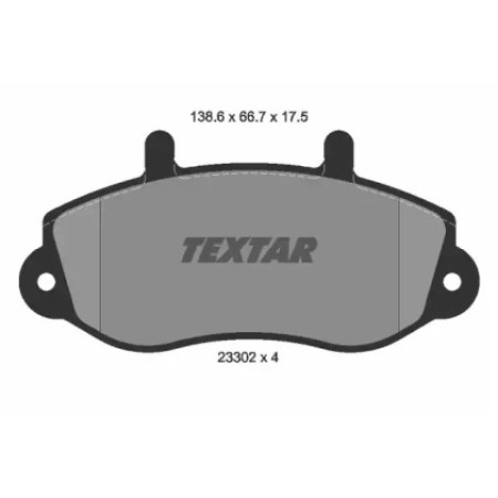 Колодки тормозные (передние) Renault Master 98- R15 (Bosch) (2330201)