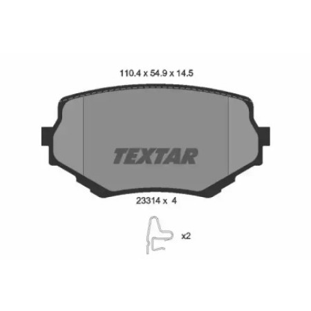 Колодки гальмівні (передні) Suzuki Grand Vitara 2.0-2.7 HDI/TD 98-05 (Sumitomo) (2331401)