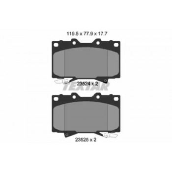 Колодки тормозные (передние) Toyota Land Cruiser 90- (Sumitomo) (2352402)