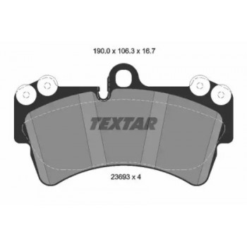 Колодки гальмівні (передні) Audi Q7/Porsche Cayenne/ VW Touareg 3.0-6.0 02- (Brembo) (2369302)