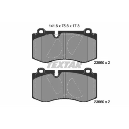Колодки тормозные (передние) MB (W211/W221D) 2.1-5.5 05-13 (Brembo) (2396001)