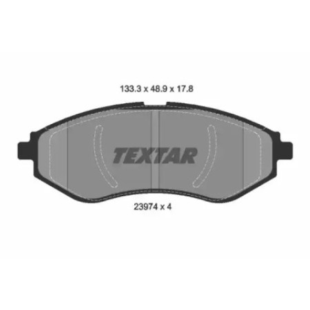 Колодки тормозные (передние) Daewoo Lanos/Chevrolet Aveo 03- (Akebono) Q+ (2397401)