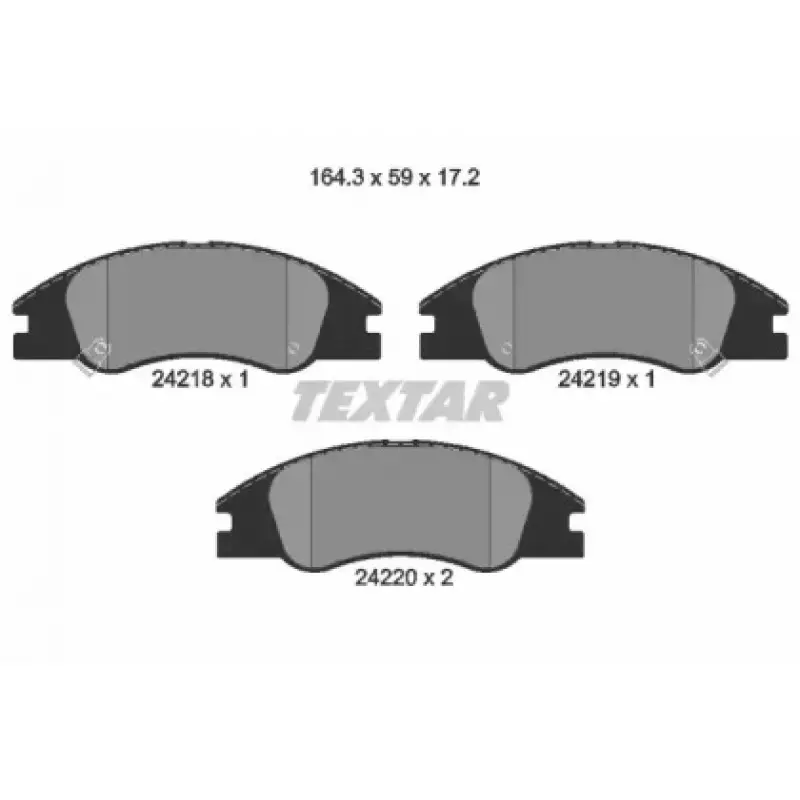 Колодки тормозные (передние) Kia Cerato 04- (Mando) (2421801)