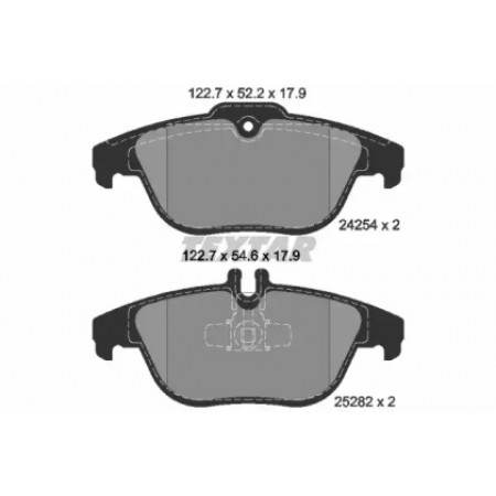Колодки тормозные (задние) MB C-class (W204/C204)/E-class (C207/A207) 1.6-5.5 07- (Teves) Q+ (2425401)