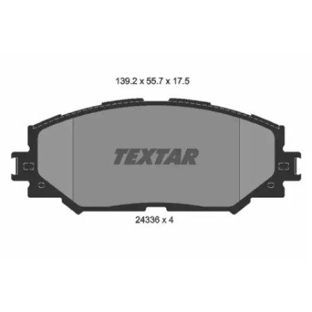 Колодки тормозные (передние) Toyota RAV4 III 06-/Auris 07- (2433601)