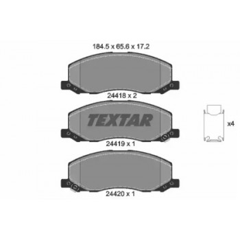 Колодки тормозные (передние) Opel Insignia A 08-17 (TRW)  (2441801)