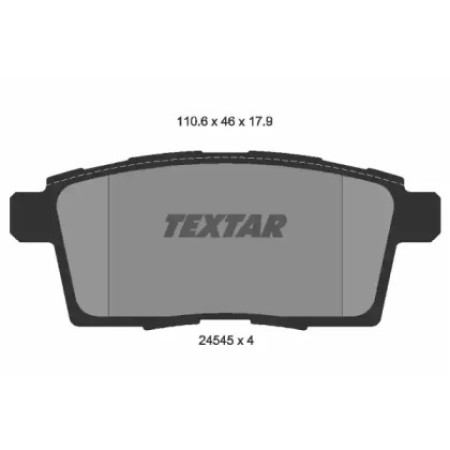Колодки гальмівні (задні) Mazda CX-7 2.2-2.5 06- (2454501)