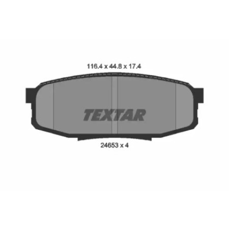 Колодки гальмівні (задні) Toyota Land Cruiser 200 08- (2465301)
