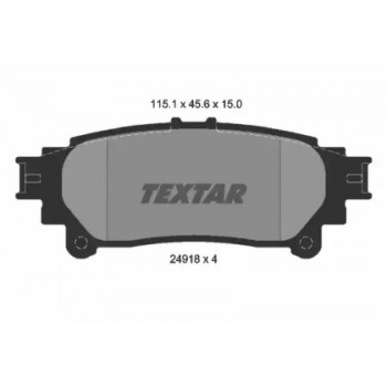 Колодки тормозные (задние) Lexus RX 08-15/Toyota Prius 11-  (2491801)