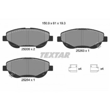 Колодки тормозные (передние) Toyota Avensis 2.0D/2.2D 09- (Bosch) Q+ (2500601)