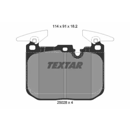 Колодки тормозные (передние) BMW 1 (F20/F21)/ 3 (F30/F31/F34)/ i8 (I12) 11-  (Brembo) Q+ (2502801)