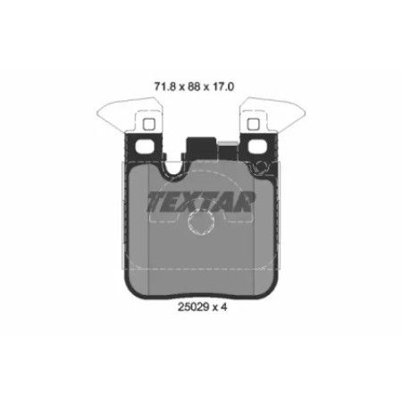 Колодки тормозные (задние) BMW 1 (F20/F21)/ 3 (F30/F31/F34) 11- (Brembo) Q+ (2502902)